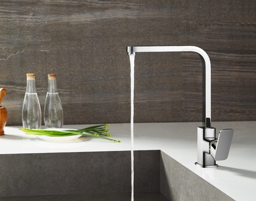 Μεταλλική βρύση μίξερ κουζίνας High Arch 363mm Ψηλοί πάγκοι νεροχύτης