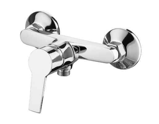 2 In One Wall Mixer Βρύσες ντους χρωμίου Χειροκίνητος διακόπτης βαλβίδας υδραυλικού ελέγχου